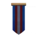 Blue, Red and White Banner icon