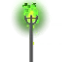 Standing Green-burning Iron Torch icon