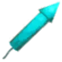 Cyan Fireworks icon