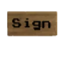 Sign icon