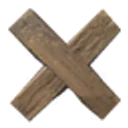Timber Roof Cross 45° icon