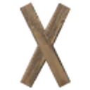 Timber Roof Cross 67° icon