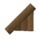Wood Wall 45° icon
