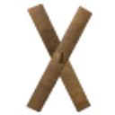 Wood Roof Cross 67° icon