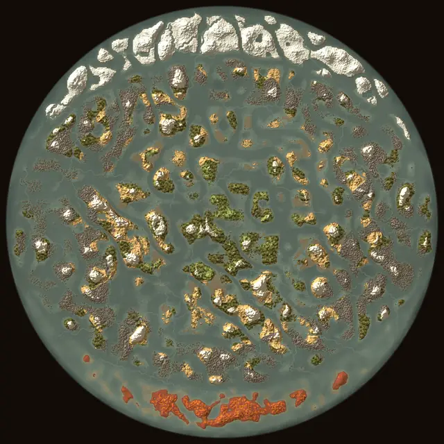 World map of Valheim seed 8NP8SpIx3L: biomes and coastlines