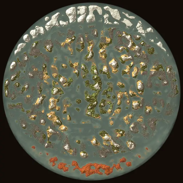 World map of Valheim seed Cvg8b4M8b2: biomes and coastlines