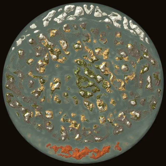 World map of Valheim seed FsM9SrFrAW: biomes and coastlines