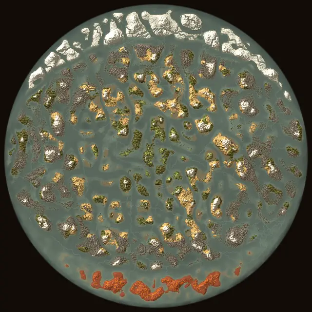 World map of Valheim seed GYmm0HuLAv: biomes and coastlines