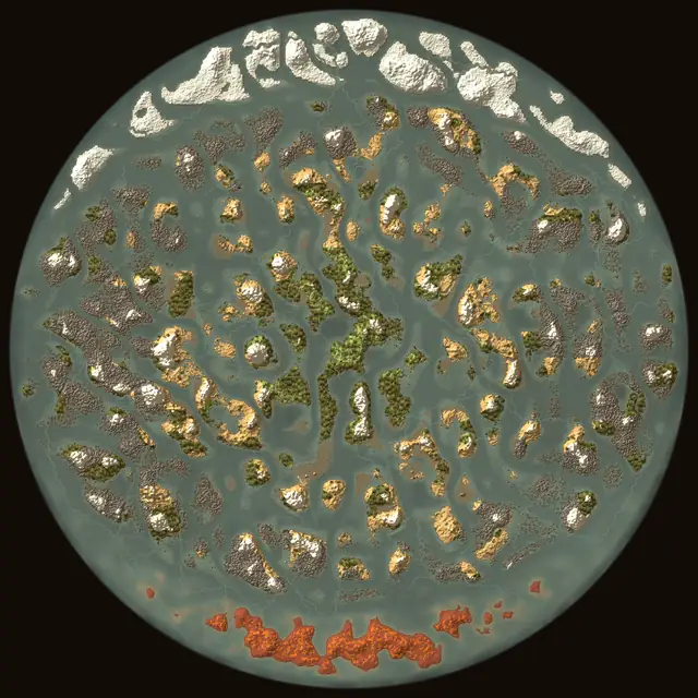 World map of Valheim seed GkyhXmrpM4: biomes and coastlines