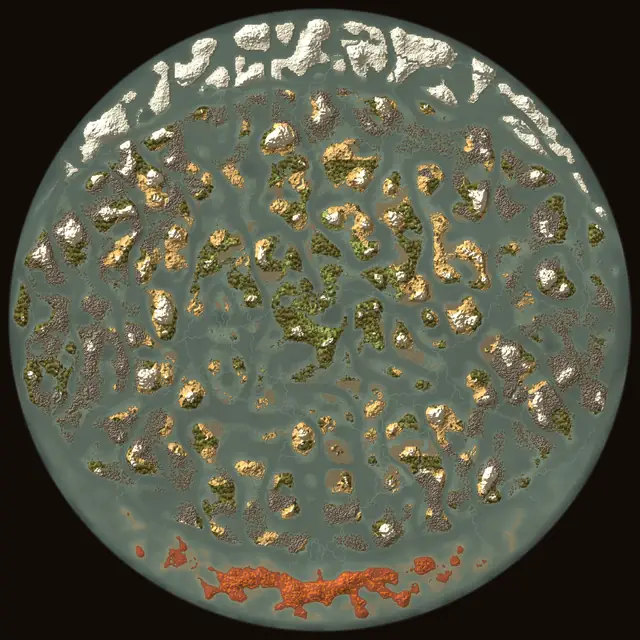 World map of Valheim seed HqknavpjMu: biomes and coastlines