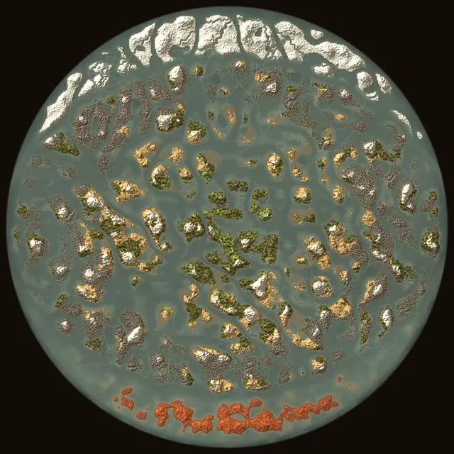 World map of Valheim seed IyiDUTncpc: biomes and coastlines