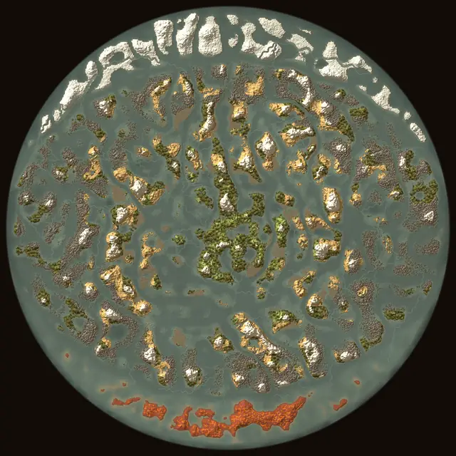 World map of Valheim seed My33L9Sl6P: biomes and coastlines