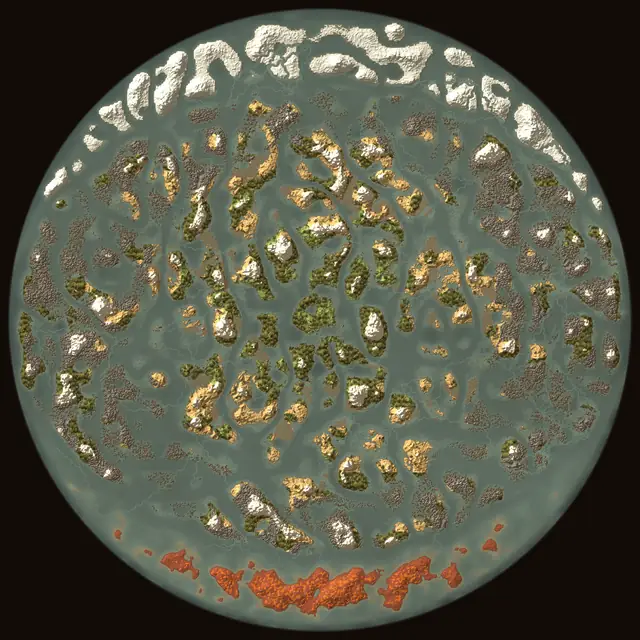 World map of Valheim seed NGtvuaHEnk: biomes and coastlines