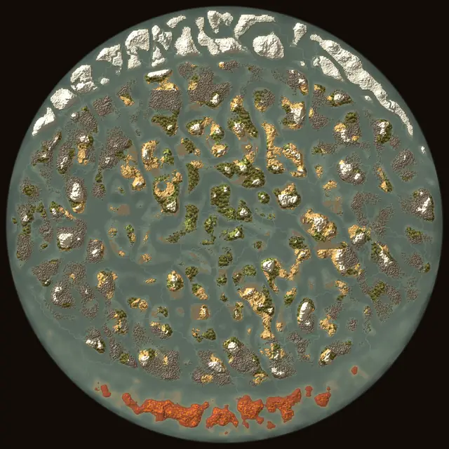 World map of Valheim seed NZfdCgRLEH: biomes and coastlines
