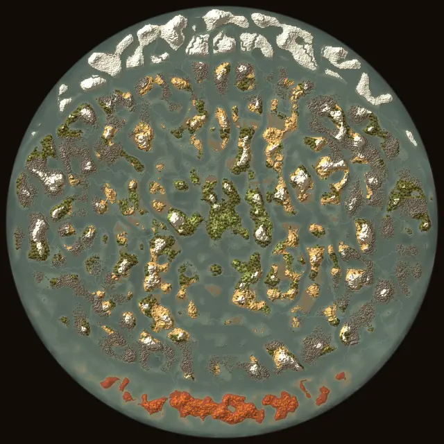 World map of Valheim seed Pi3JDB7EdI: biomes and coastlines