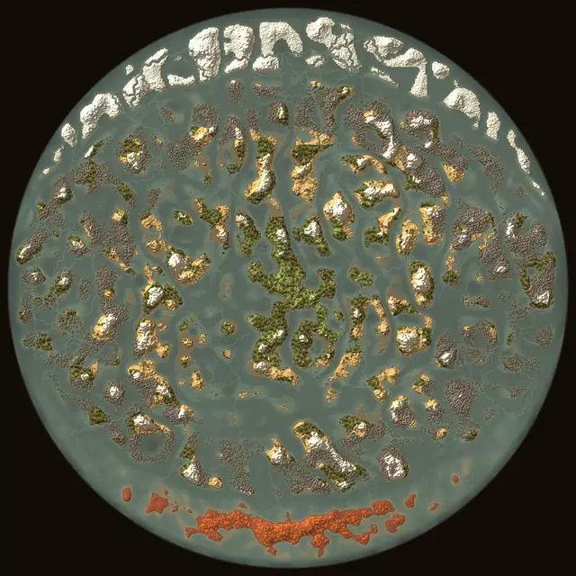 World map of Valheim seed Tq78CAnDdi: biomes and coastlines