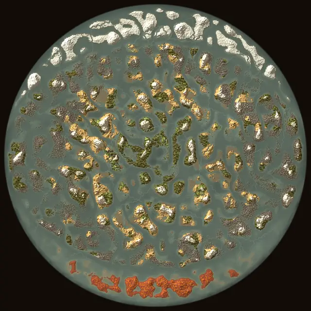 World map of Valheim seed ZMM2fsKUVw: biomes and coastlines