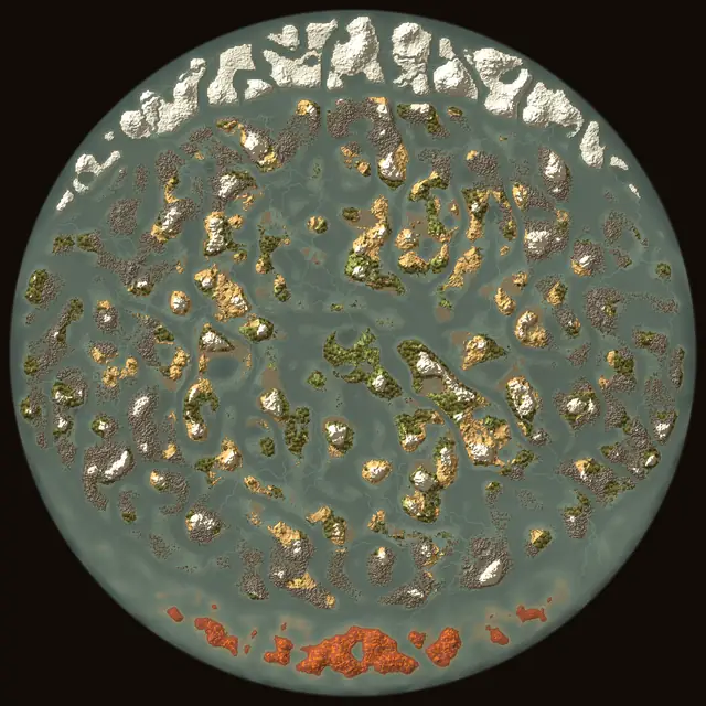 World map of Valheim seed crxmqWXRCg: biomes and coastlines