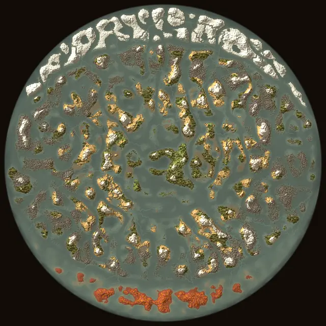 World map of Valheim seed efXizAvIx2: biomes and coastlines