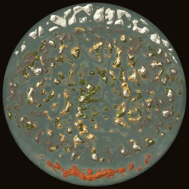 World map of Valheim seed evwNKwwPIU: biomes and coastlines