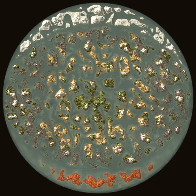 World map of Valheim seed gncvaecDAv: biomes and coastlines