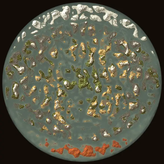 World map of Valheim seed hgxSNmTEEg: biomes and coastlines