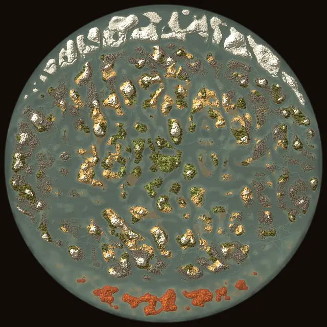 World map of Valheim seed jygU6ifuBq: biomes and coastlines