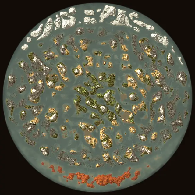 World map of Valheim seed r2naIBvlLZ: biomes and coastlines