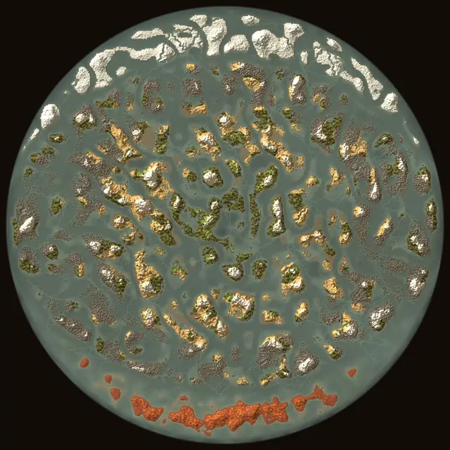 World map of Valheim seed tnsjprpFC3: biomes and coastlines