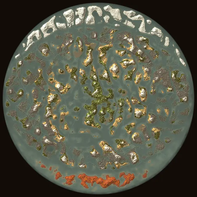 World map of Valheim seed uMfQtViXdj: biomes and coastlines