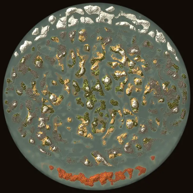 World map of Valheim seed wniu8nibII: biomes and coastlines