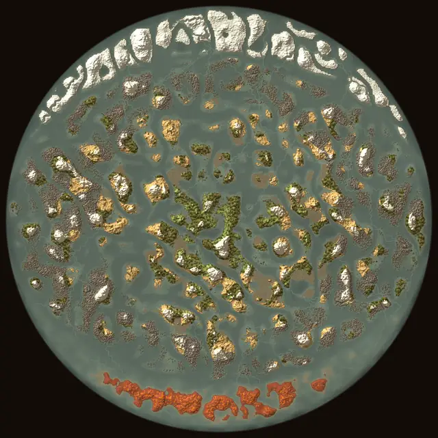 World map of Valheim seed zaByhTM7zF: biomes and coastlines